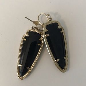 Kendra Scott Black Diamond Drop Earrings
